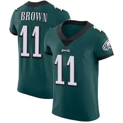 Nike A.J. Brown Philadelphia Eagles Men's Elite Green Midnight Team Color Vapor Untouchable Jersey