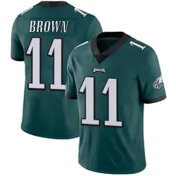 Nike A.J. Brown Philadelphia Eagles Men's Limited Green Midnight Team Color Vapor Untouchable Jersey