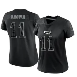 Nike A.J. Brown Philadelphia Eagles Women's Limited Black Reflective Jersey