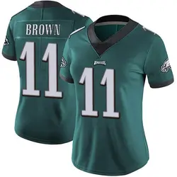 Nike A.J. Brown Philadelphia Eagles Women's Limited Green Midnight Team Color Vapor Untouchable Jersey
