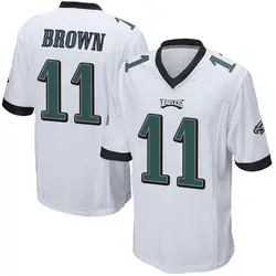 Nike A.J. Brown Philadelphia Eagles Youth Game White Jersey