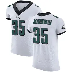 Nike Brandon Johnson Philadelphia Eagles Men's Elite White Vapor Untouchable Jersey