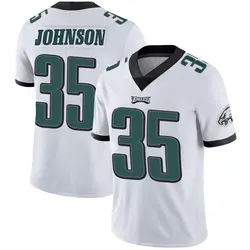 Nike Brandon Johnson Philadelphia Eagles Men's Limited White Vapor Untouchable Jersey