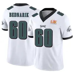 Nike Chuck Bednarik Philadelphia Eagles Men's Limited White Vapor F.U.S.E. Super Bowl LIX Jersey