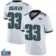 Nike Cooper DeJean Philadelphia Eagles Men's Limited White Vapor Untouchable Super Bowl LVII Patch Jersey