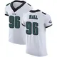 Nike Gabe Hall Philadelphia Eagles Men's Elite White Vapor Untouchable Jersey