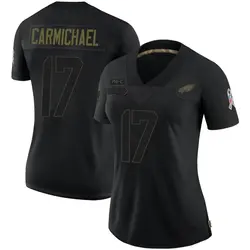 Nike Harold Carmichael Philadelphia Eagles Women's Limited Black 2020 Salute To Service Jersey