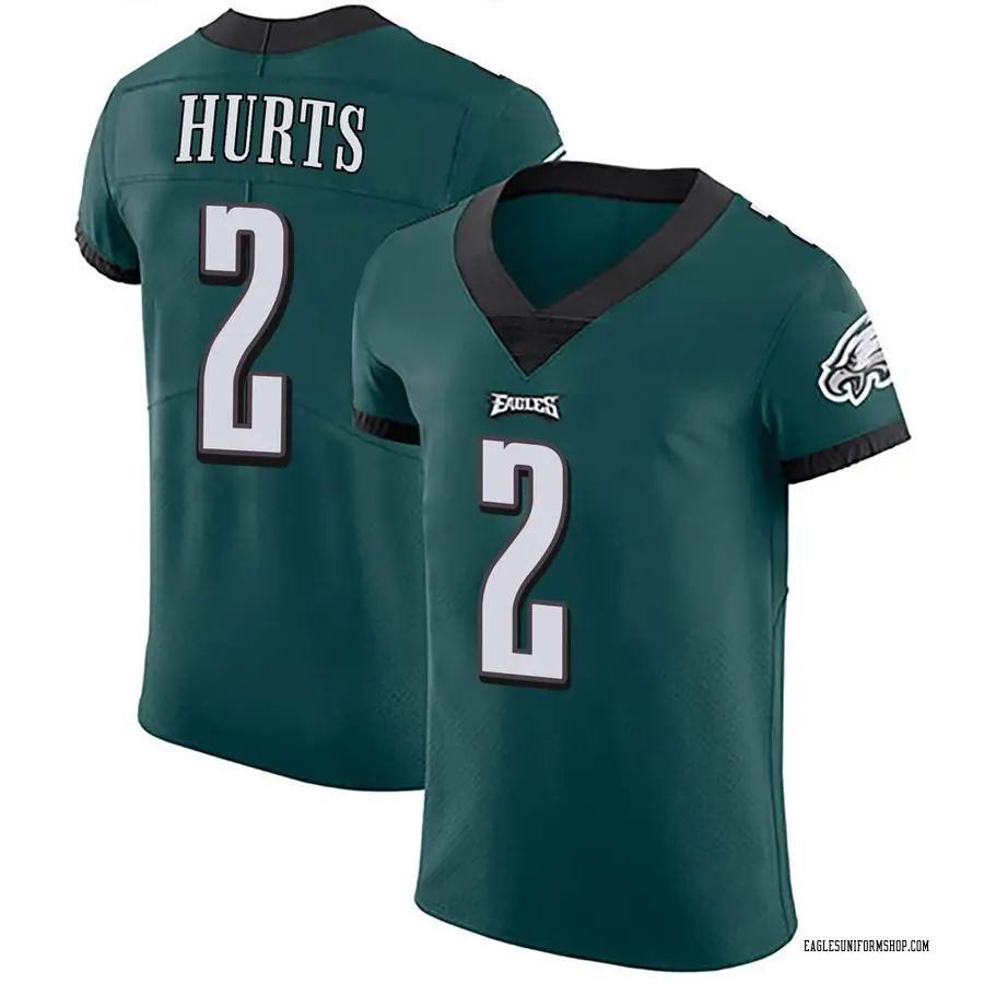 Nike Jalen Hurts Philadelphia Eagles Men's Elite Green Midnight Team Color Vapor ...