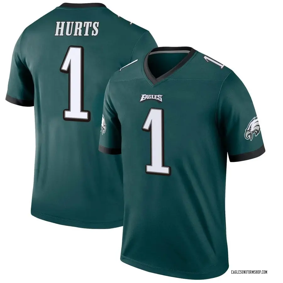 Nike Jalen Hurts Philadelphia Eagles Men's Legend Green Jersey