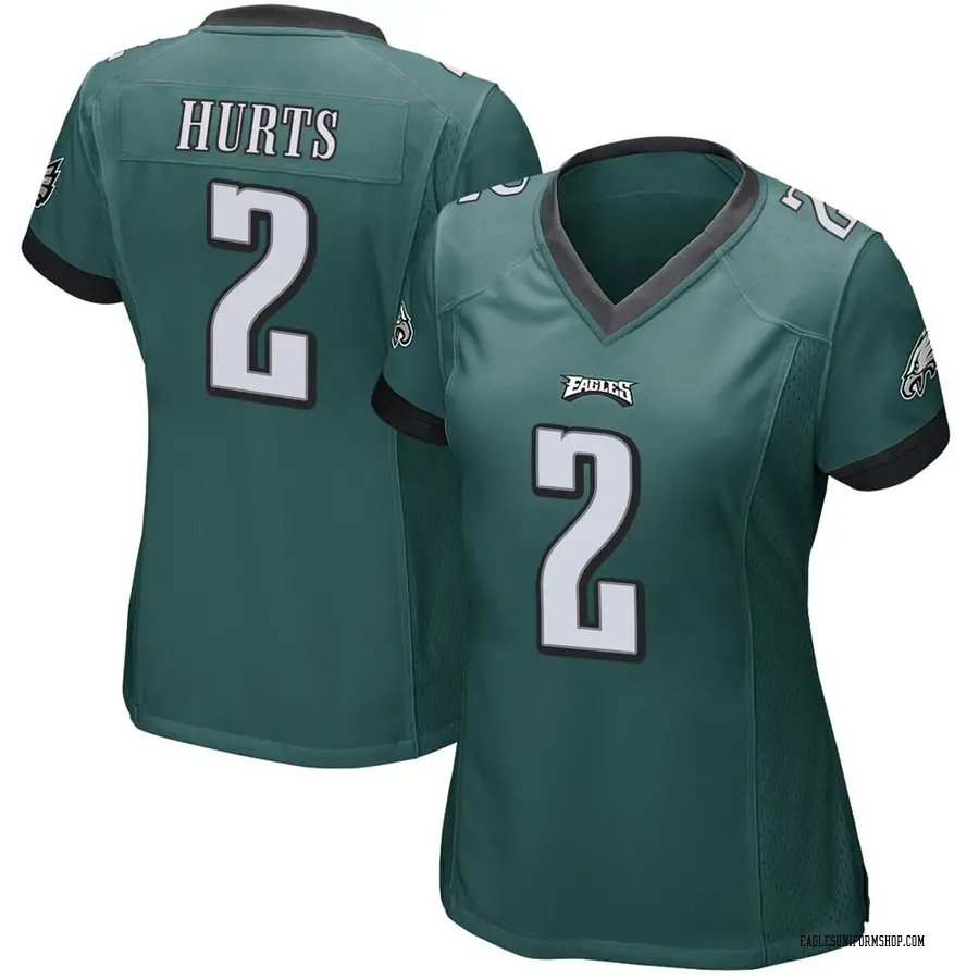 Nike Jalen Hurts Philadelphia Eagles Women's Game Green 