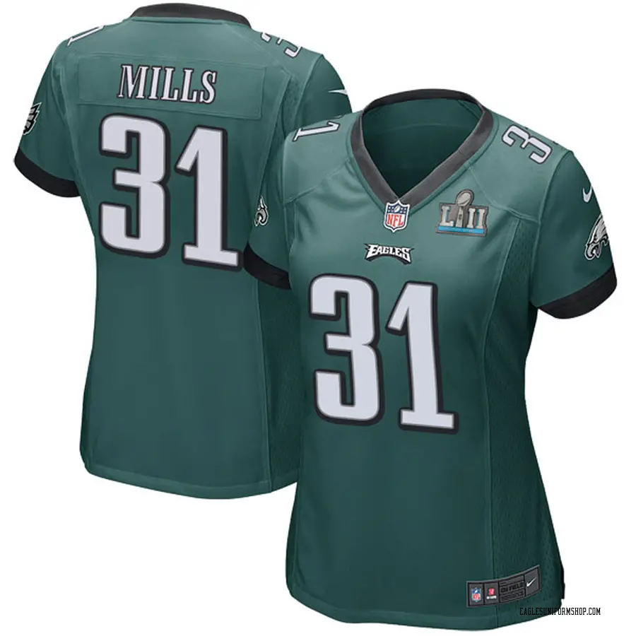 Nike Jalen Mills Philadelphia Eagles Women's Game Green ...