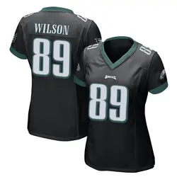 Nike Johnny Wilson Philadelphia Eagles Women's Game Black Alternate Jersey