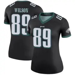 Nike Johnny Wilson Philadelphia Eagles Women's Legend Black Color Rush Jersey
