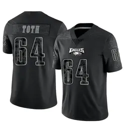 Jon Toth Philadelphia Eagles Men's Limited Black Reflective Jersey