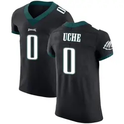 Joshua Uche Philadelphia Eagles Men's Elite Black Alternate Vapor Untouchable Jersey