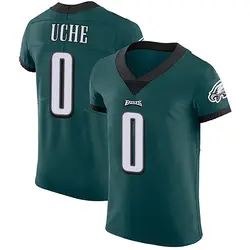 Joshua Uche Philadelphia Eagles Men's Elite Green Midnight Team Color Vapor Untouchable Jersey