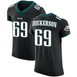 Nike Landon Dickerson Philadelphia Eagles Men's Elite Black Alternate Vapor Untouchable Jersey