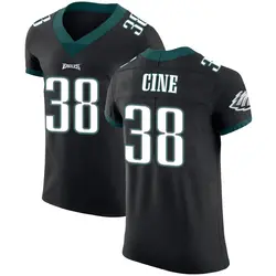 Lewis Cine Philadelphia Eagles Men's Elite Black Alternate Vapor Untouchable Jersey