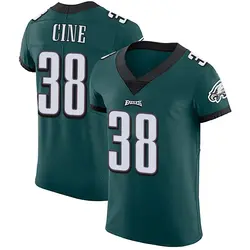 Lewis Cine Philadelphia Eagles Men's Elite Green Midnight Team Color Vapor Untouchable Jersey