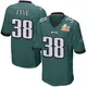 Nike Lewis Cine Philadelphia Eagles Men's Game Green Team Color Super Bowl LIX Jersey