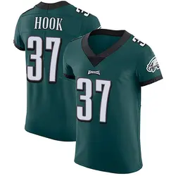Maxen Hook Philadelphia Eagles Men's Elite Green Midnight Team Color Vapor Untouchable Jersey