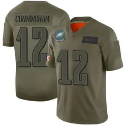 Nike Randall Cunningham Philadelphia Eagles Men's Limited Camo 2019 Salute to Service Jersey