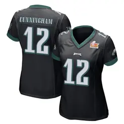 Nike Randall Cunningham Philadelphia Eagles Women's Game Black Alternate Super Bowl LIX Jersey