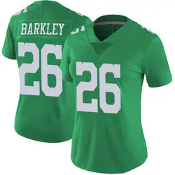 Nike Saquon Barkley Philadelphia Eagles Women's Limited Green Vapor Untouchable Jersey