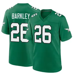 Nike Saquon Barkley Philadelphia Eagles Youth Game Green Kelly Alternate Jersey