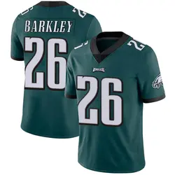 Nike Saquon Barkley Philadelphia Eagles Youth Limited Green Midnight Team Color Vapor Untouchable Jersey