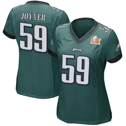 Nike Seth Joyner Philadelphia Eagles Women's Game Green Team Color Super Bowl LIX Jersey