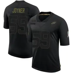 Nike Seth Joyner Philadelphia Eagles Youth Limited Black 2020 Salute To Service Jersey