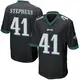 Nike Shon Stephens Philadelphia Eagles Men's Game Black Alternate Jersey
