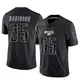 Nike Ty Robinson Philadelphia Eagles Men's Limited Black Reflective Jersey