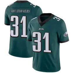 Wilbert Montgomery Philadelphia Eagles Men's Limited Green Midnight Team Color Vapor Untouchable Jersey