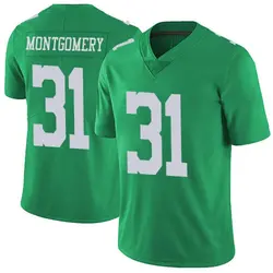 Wilbert Montgomery Philadelphia Eagles Youth Limited Green Vapor Untouchable Jersey